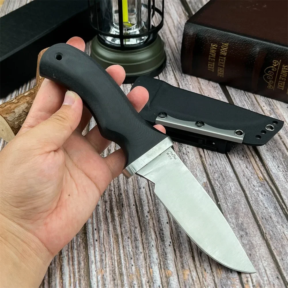 ユーティリティ戦術固定刃ナイフ-8cr13mov-刃-g10-ハンドル屋外ハイキングキャンプ釣りツール狩猟切断サバイバルナイフ