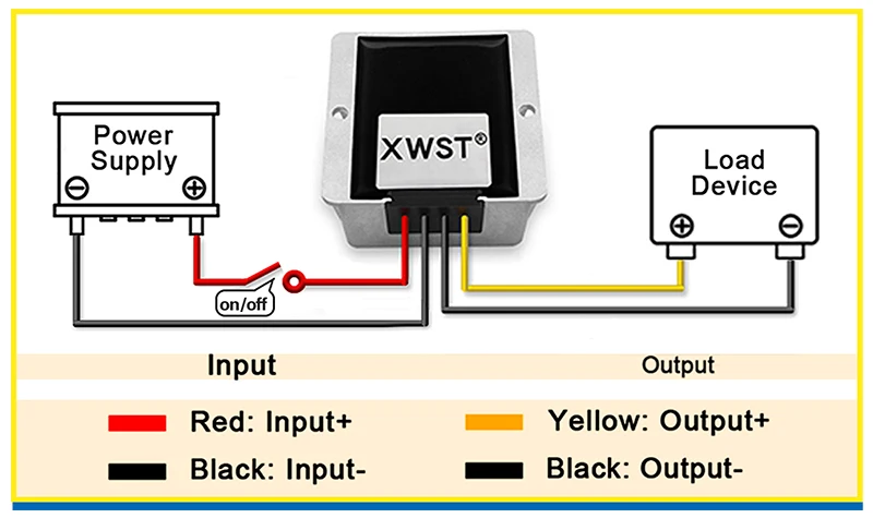 XWST DC DC Konstantstrom-Batterieladegerät 9-35 V 12 V 24 V bis 12,6 V 14,5 V 5 A 8 A 12 A 15 A 22 A Lithium-Blei-Säure mit Wasserdicht – Detail 11