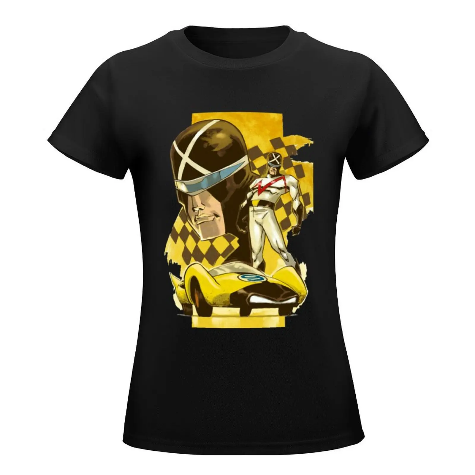 Racer X T-Shirt anime clothes Short sleeve tee cute tops Top Women