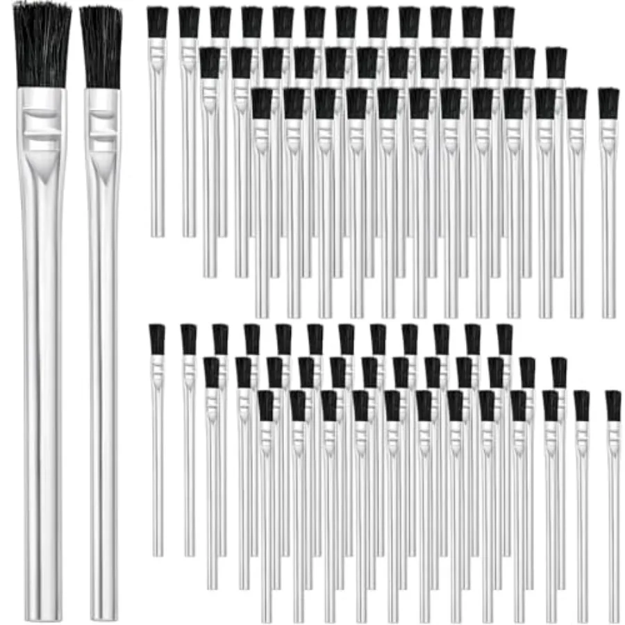 

Pcs Acid Brush Bulk, Boar Hair Acid Flux Brushes Glue Brush Tin Handle Disposable Glue Brushes for Woodworking Soldering Crafti