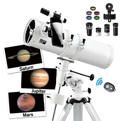 Astronomical Telescope 150750, top brand, 150eq, large aperture 150mm equatorial mount, high quality with tripod present