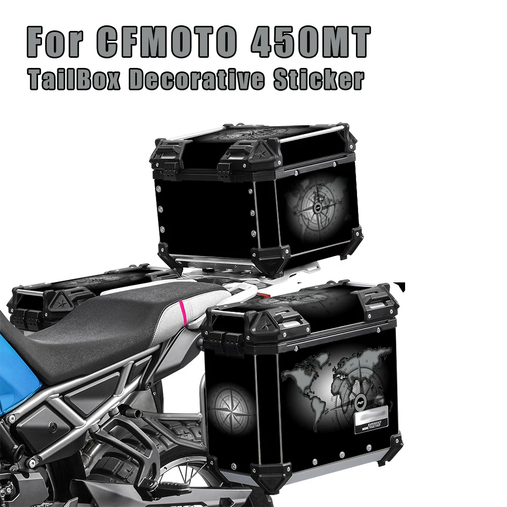 

Decal Set For CFMOTO 450 MT 450MT MT450 2023 2024 Trunk of Luggage Motorcycle Sticker TailBox Stickers Three Boxes Suitcase