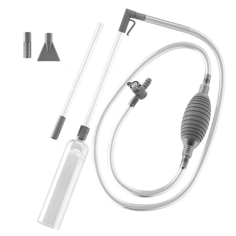 Aquarium Siphon Vacuum Cleaner for Fish Tanks Cleaning Gravel Sand Water Exchang