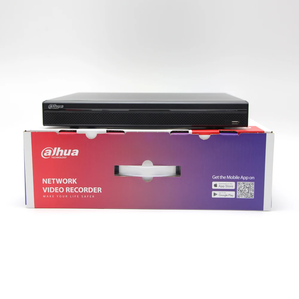 Original Dahua NVR4216-16P-4KS3 and NVR4232-16P-4KS3 16/32 Channel 1U 16 POE AI NVR 2HDDs Network Video Recorder