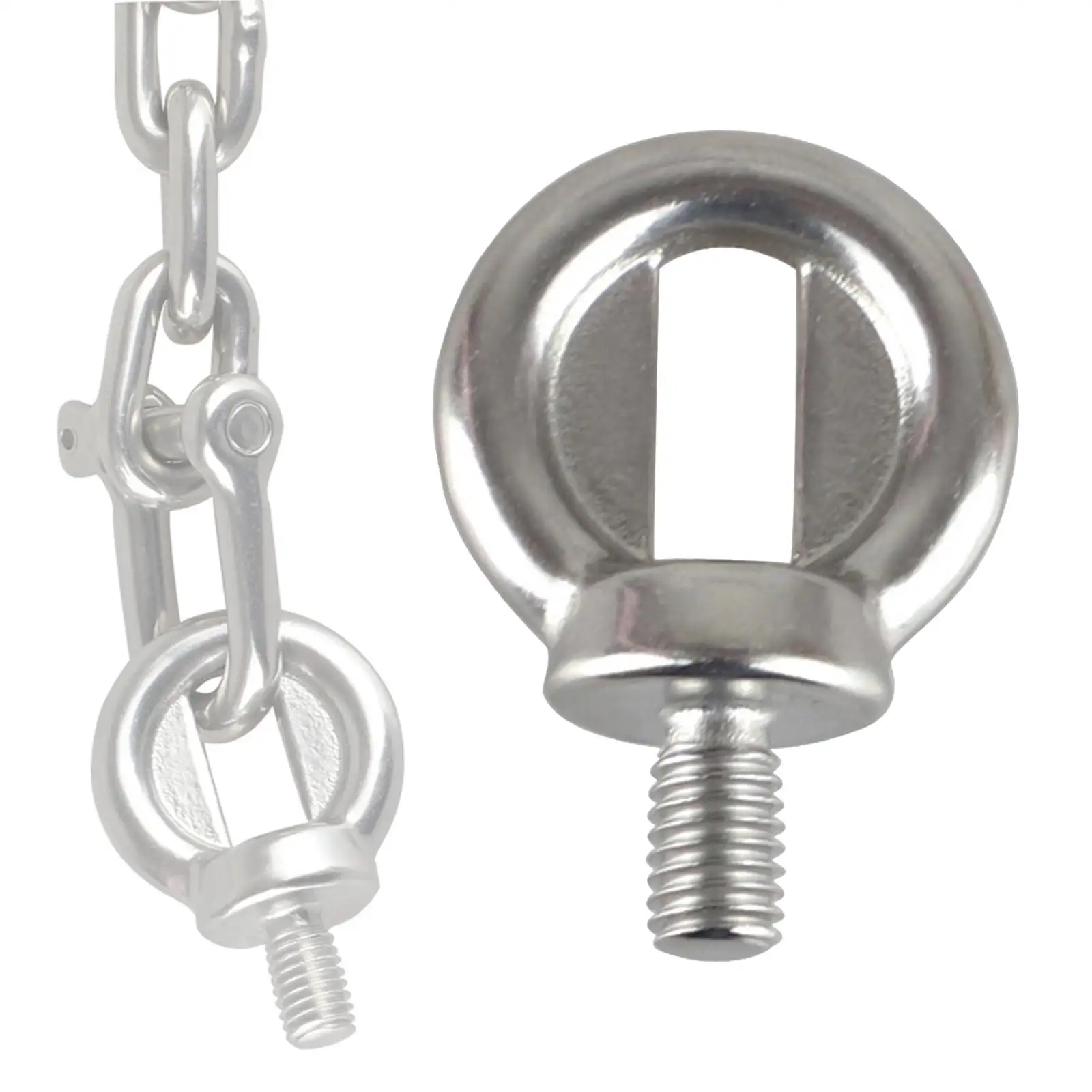 304 Stainless Steel Eye Bolt Hardware Antirust Screw Bolt for Hammock Stand Swings Chair