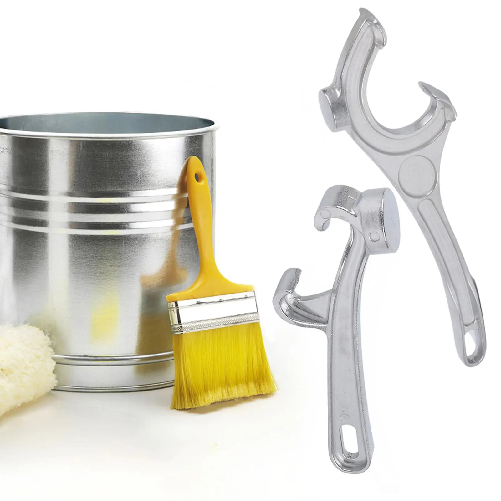 

Алюминиевый открывалка для крышки ведра, многофункциональный открывалка для ведра, прочный инструмент для снятия крышки ведра, инструмент для открытия банки с краской, гаечный ключ, инструмент для дома