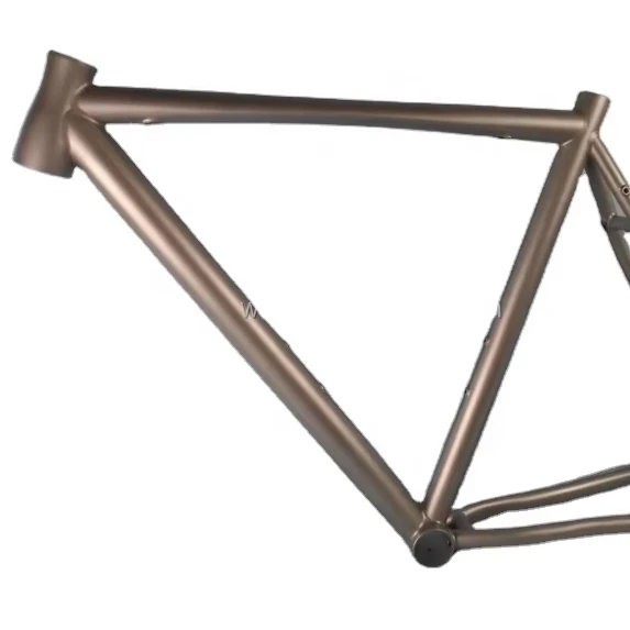 Disc Brake 700C Cyclocross Titanium Frame With FlatTube