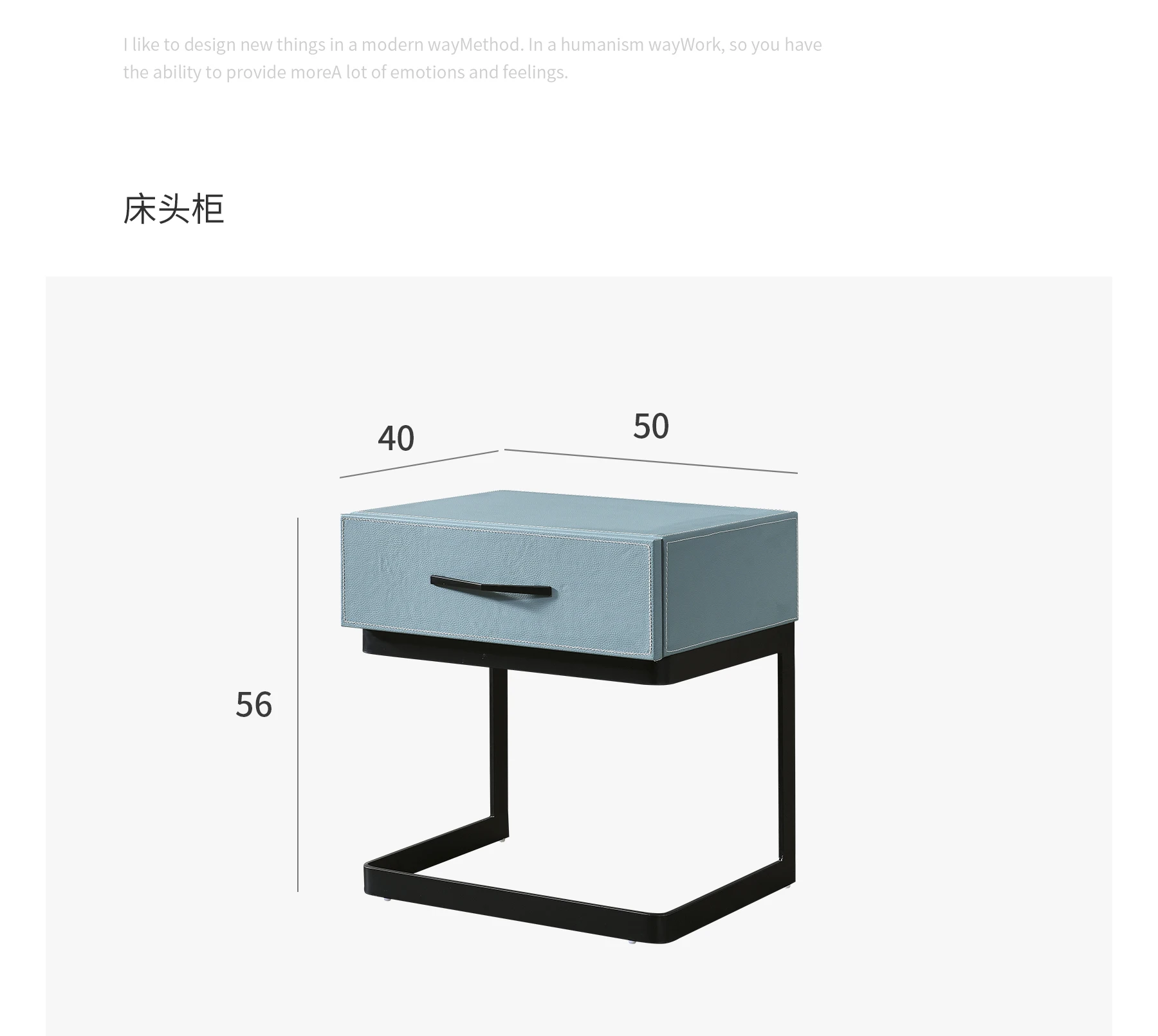 Floating Bedside Table Italian Minimalist Storage Simple Bedside Cabinet