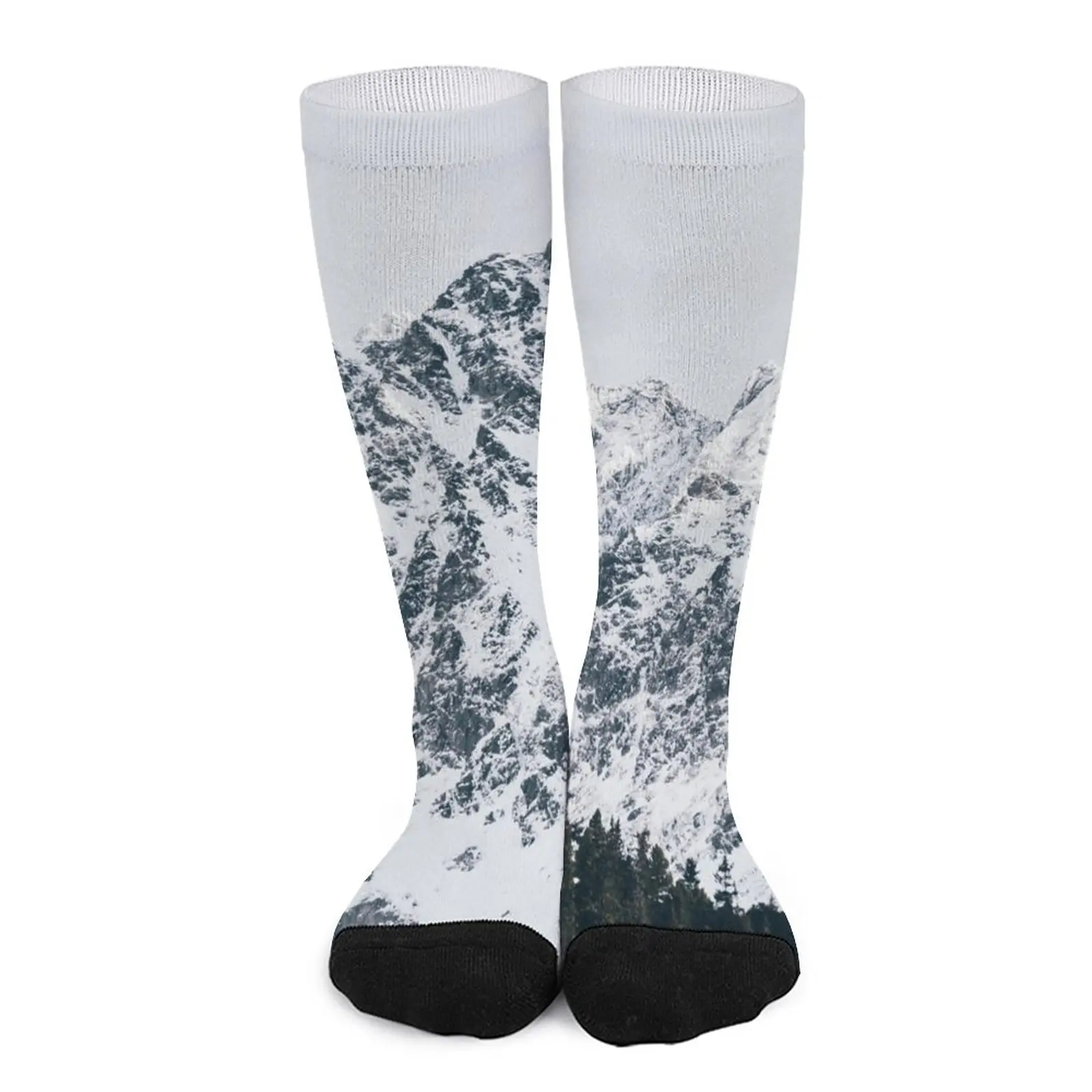 

Snow Mountain Cover Socks compression socks Women Men's sock moving stockings