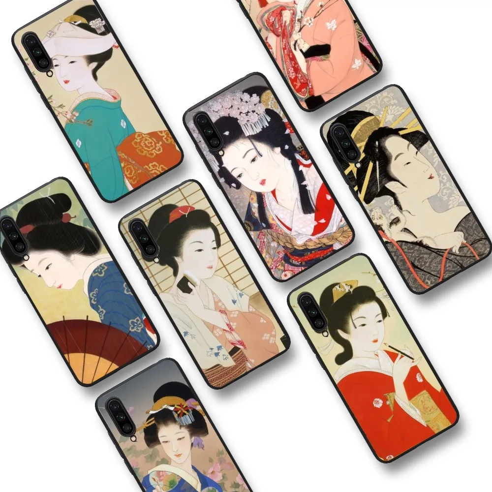 

Ukiyo-e Japanese style Art Phone Case For Xiaomi Mi 5X 8 9 10 11 12 lite pro 10T PocoX3pro PocoM3 Note 10 pro lite