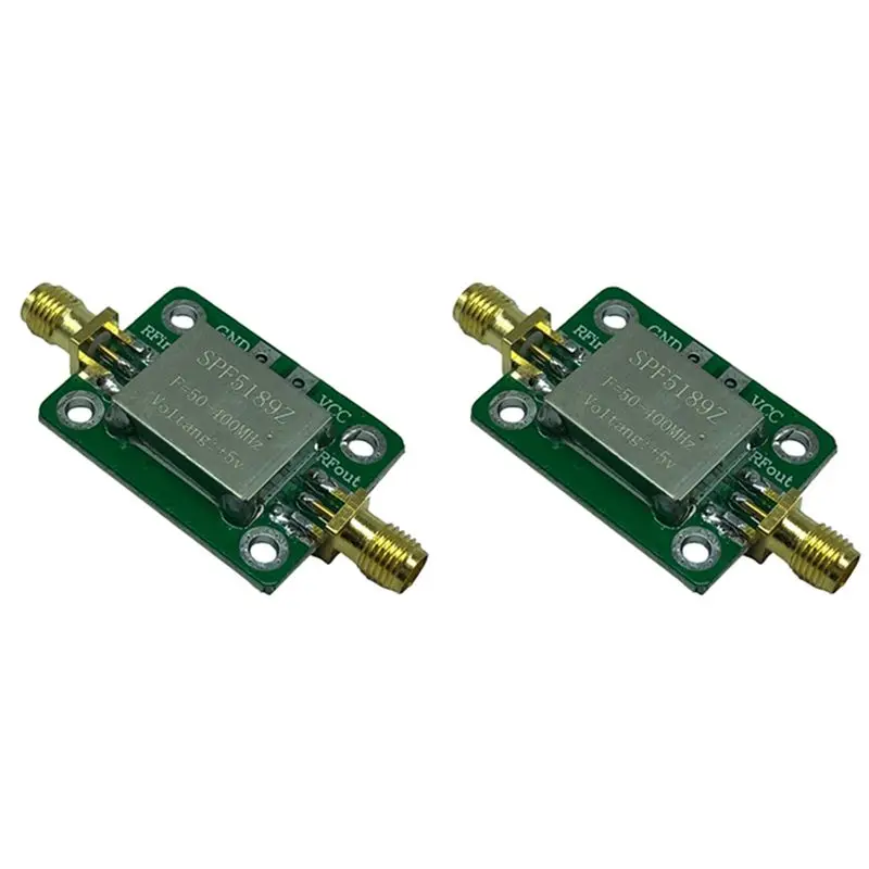 

2X RF Amplifier, Low Noise LNA 50 To 4000Mhz SPF5189Z RF Amplifier For Amplifying FM VHF UHF Radio Signal
