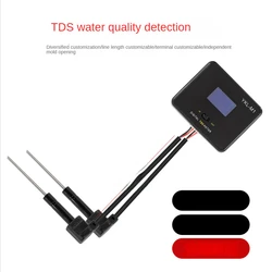 TDS water quality detection probe titanium alloy probe high-definition digital display dual quick connect quality detection