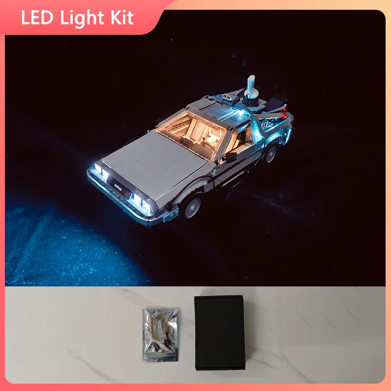 LED Light Set For 10300 Back to the Future Time Machine compatible 99998 (Only LED Light, NOT Include The Model Bricks)