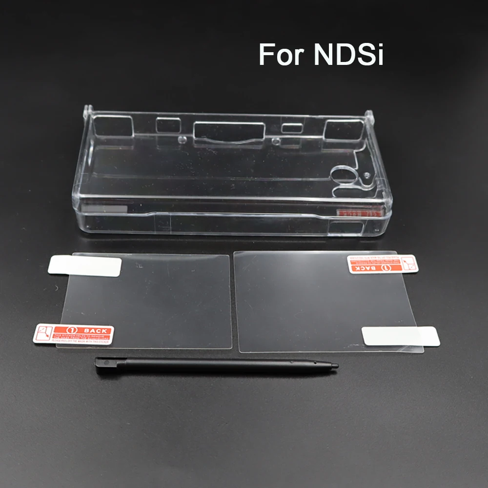 1セットクリアクリスタル保護ケース防塵フィルムスタイラスペンNDSL NDSi XL 2DS 3DS XL New 2DS 3DS XL LLゲーム機シェル用
