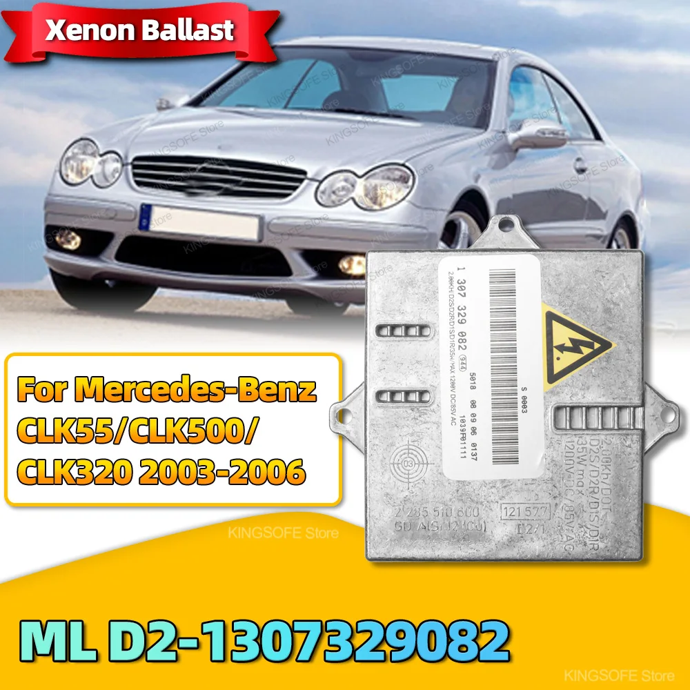 D2S D2R Xenon Headlight Ballast 1307329082 Control Unit 1307329060 For Mercedes-Benz CLK55/CLK500/CLK320 2003 2004 2005 2006