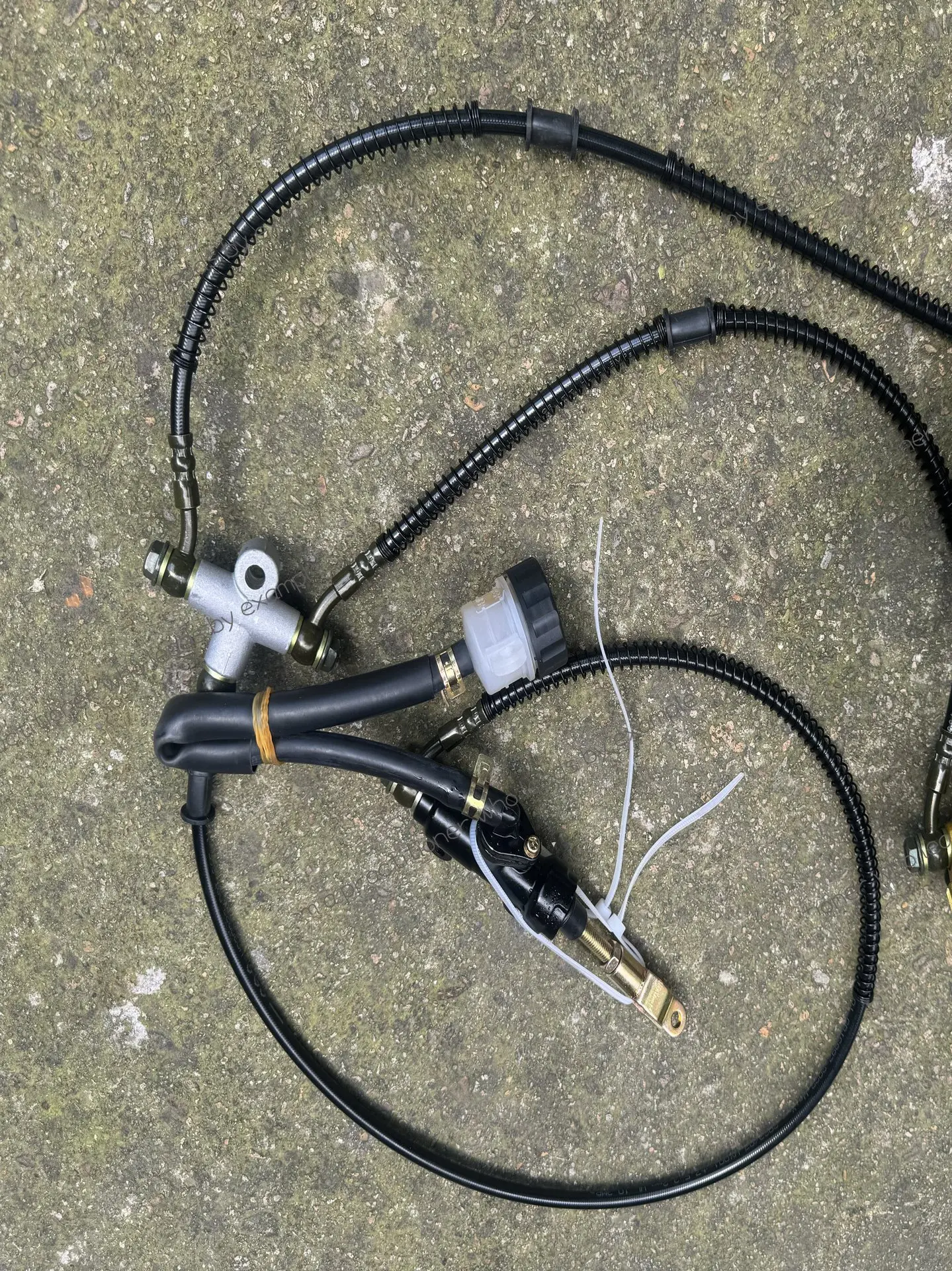 四輪バイクカートATVアクセサリー用、ワンツーフットブレーキ、油圧ディスクブレーキ、キャリパーブレーキ