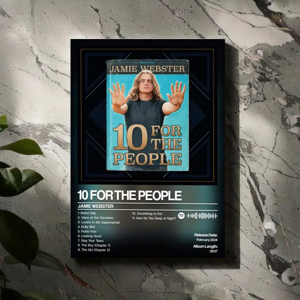 

Jamies Webster Poster Prints Canvas Painting Wall Art Picture Living Room Home Decor Tracklist Music Album Cover