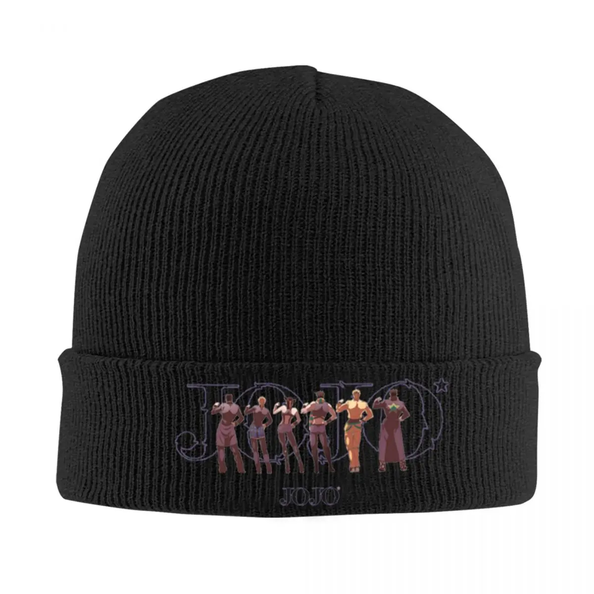 Bonnet Hats JoJo Bizarre Adventure Men Women's Thin Hat Japan Anime Autumn Spring Warm Cap Design Skullies Beanies Caps