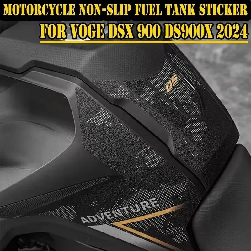 Motorcycle Modified Non-Slip Sticker Fuel Tank Side Guard Cap Accessories For VOGE DS900X 900X 900DSX 900 DSX 2024