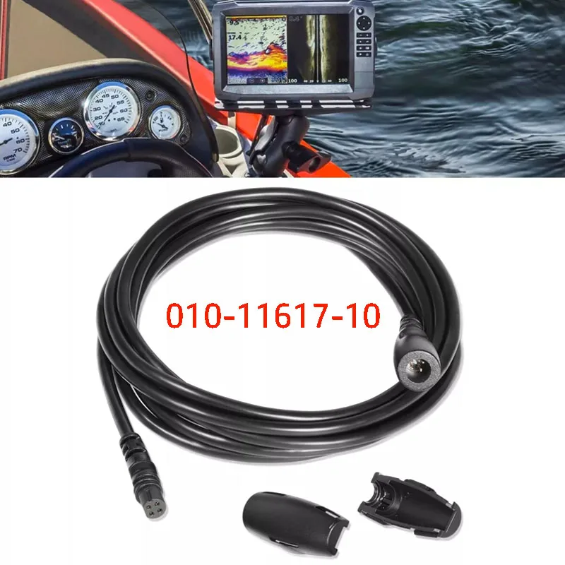 010-11617-10 Boats Cable Compatible with Garmin Echo Series 4-Pin 10' Transducer Extension Cable,Marine Tools