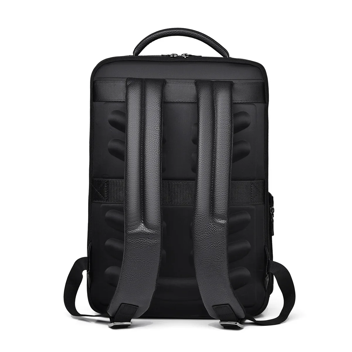 2024 New Fashion Men Backpacks High Quality Pu Leather Male Korean Student Backpack Boy Business Laptop School Computer Bag