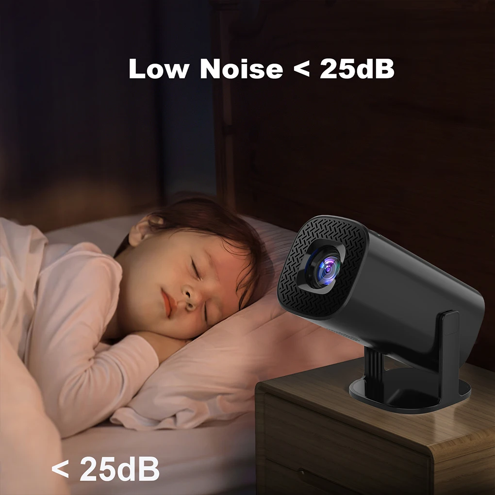 Mini Projector Enhances Home Theater Experience With 4K Technology Intelligent AI Voice Remote