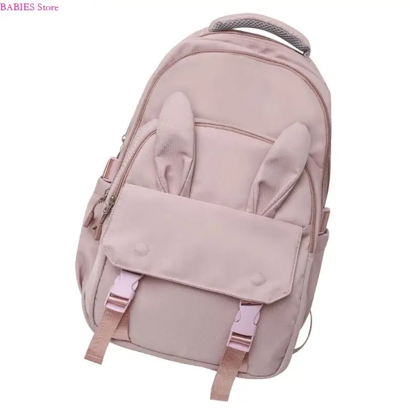 

C9GB Functional School Bag Nylon Laptop Bags Backpack Comfortable Daypack for Teen