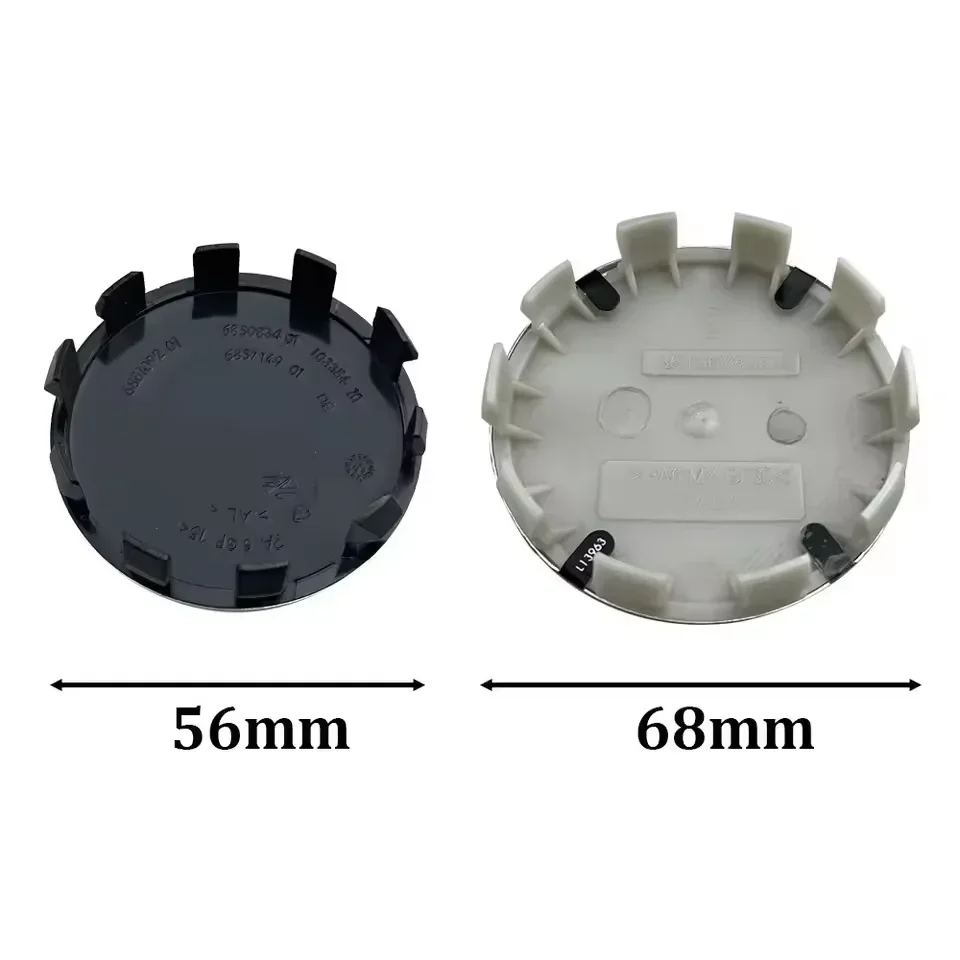 4pcs 56mm 68mm Blue Logo Car Wheel Center Caps Hub Cover Badge for BMW E30 E87 E81 E82 F30 F31 F32 F33 F35 F36 G21 G28 G31 G38