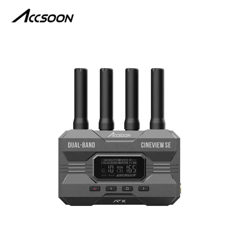 Accoon-Sistema transmissor de vídeo sem fio multiespectro CineView SE HE SDI e HDMI, banda dupla para estúdio de fotografia, 2.4Ghz 5Ghz