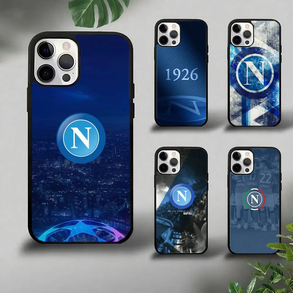 

Футбольный чехол для телефона Societa Sportiva Calcio Napoli с сильным магнитом для IPhone 16, 15, 14, 13, Pro Max 11, 12, мини