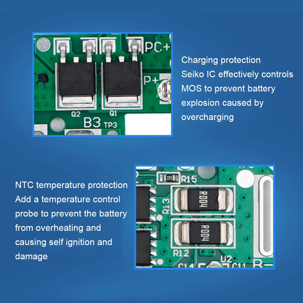 موثوقة PCB شحن لوح حماية حديقة أداة لديوالت 18 فولت 21 فولت لديوالت 20 فولت DCB200 DCB201 DCB203 DCB204 بطارية ليثيوم أيون