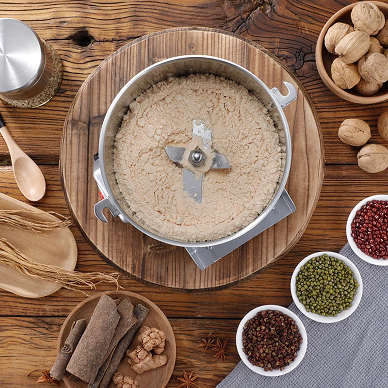 Multi-function Wet and Dry Grinder for Small Grains Commercial Powder Grinding Machine view 5