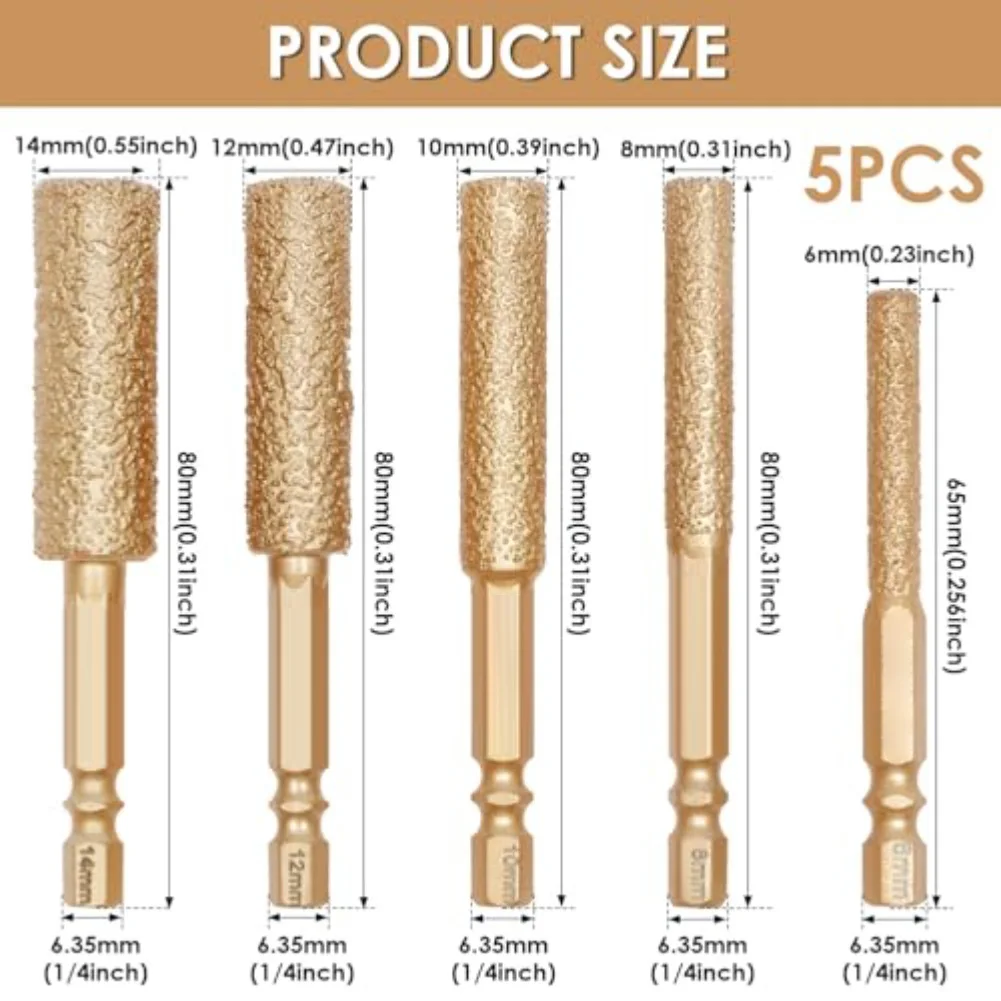 مثقاب جاف ثقب لكمة مثقاب الخشب 2 في 1 حصى مثقاب تلميع وتشذيب الزجاج الحفر الخرسانة فتاحة ثقب خاصة