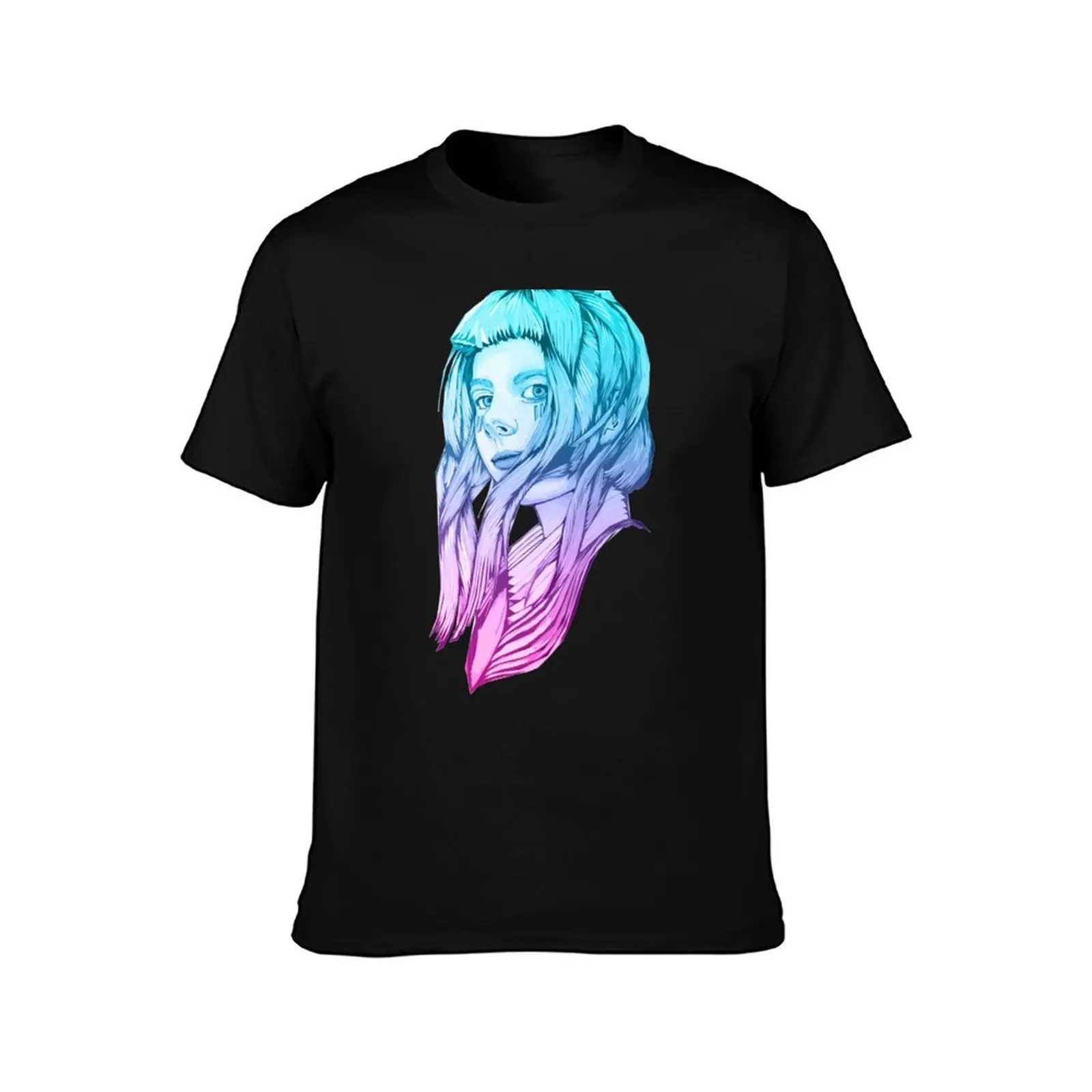Aurora Aksnes - Aesthetics Edition Classic T-Shirt Big Size Short Sleeve Tee for Men T-Shirt
