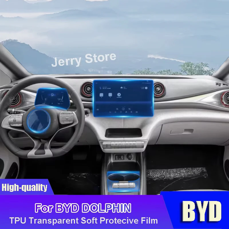 

For BYD DOLPHIN Interior Protective Film Full Set Anti-Scratch Dashboard Center Console Cover Accessories Car Styling