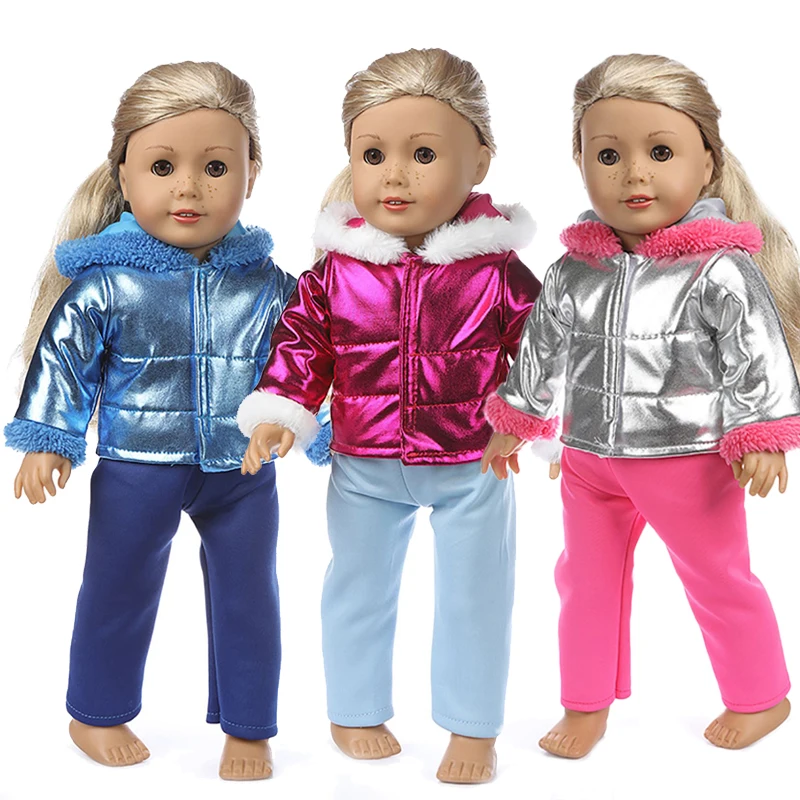 

43cm Baby new born Doll winter clothing for baby doll clothes 18 Inch girl Doll jacket Coat, Shoes are not included.