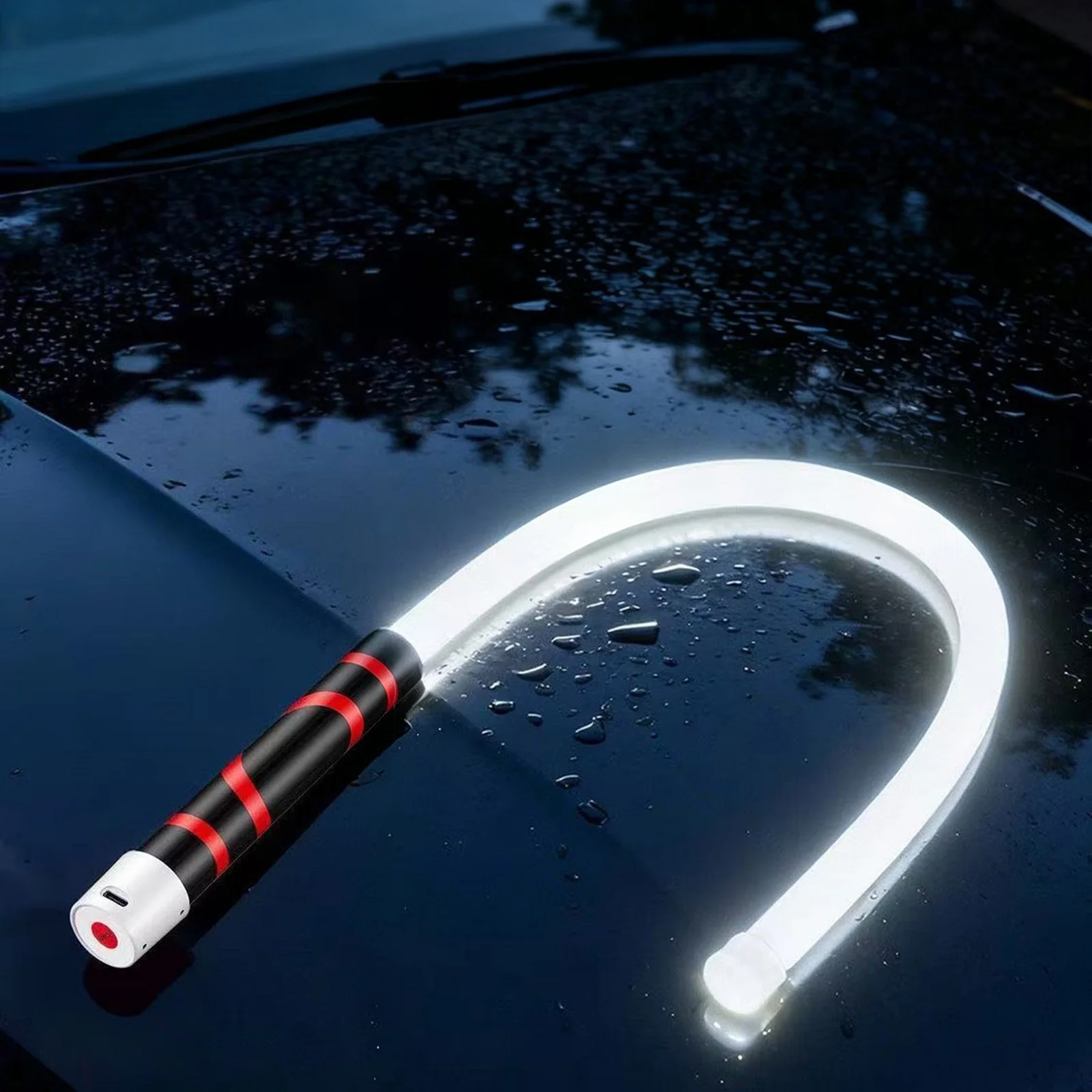 

27Inch Flexible LED Flashlight Stick 3 Brightness Modes Bendable Mechanic Work Light for Car Repair Narrow Space Inspection Tool