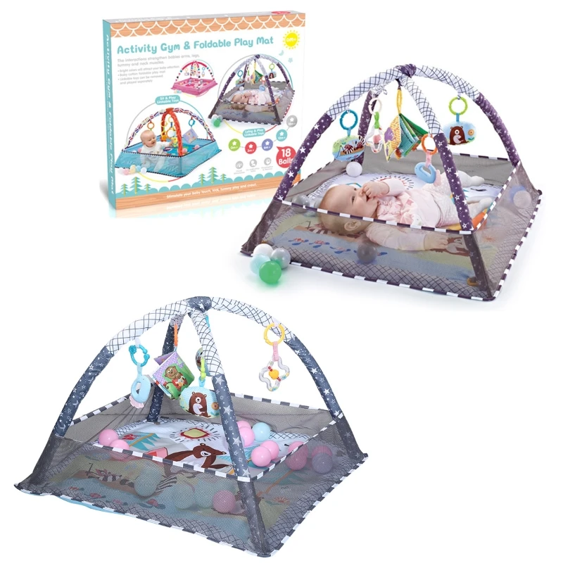 Baby Gym for Play Mat, tapete juegos para tapete para gatear para bebés, tapete para actividades ejercicio y