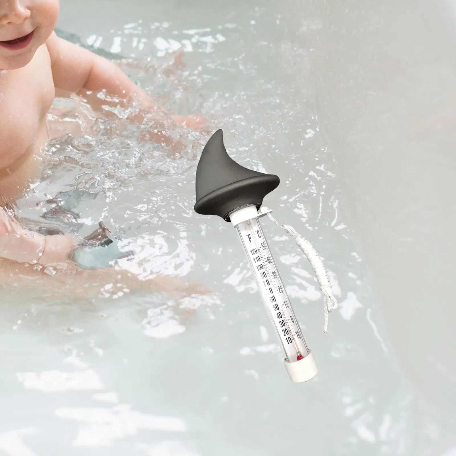 العائمة بركة ميزان الحرارة تتحطم مقاومة القرش الإبداعية مضحك ديكور F/C عرض لأحواض السمك حوض استحمام ساخن بركة حمام الجليد حمام الطفل