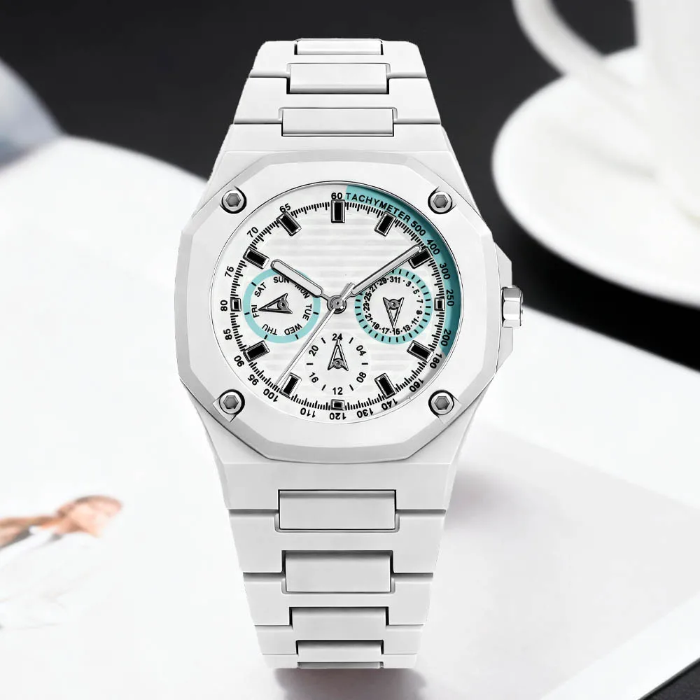 1-piece new watch, polygonal dial, fashionable and trendy accessory for outfit coordination, with a premium feel