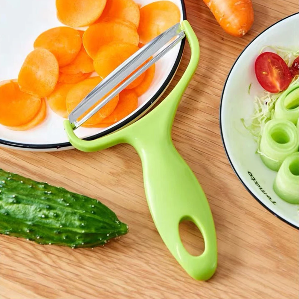 Peeler Vegetables Fruit Stainless Steel Cabbage Graters Salad Potato Slicer Kitchen Accessories Cooking Tools Wide Mouth gallery 3