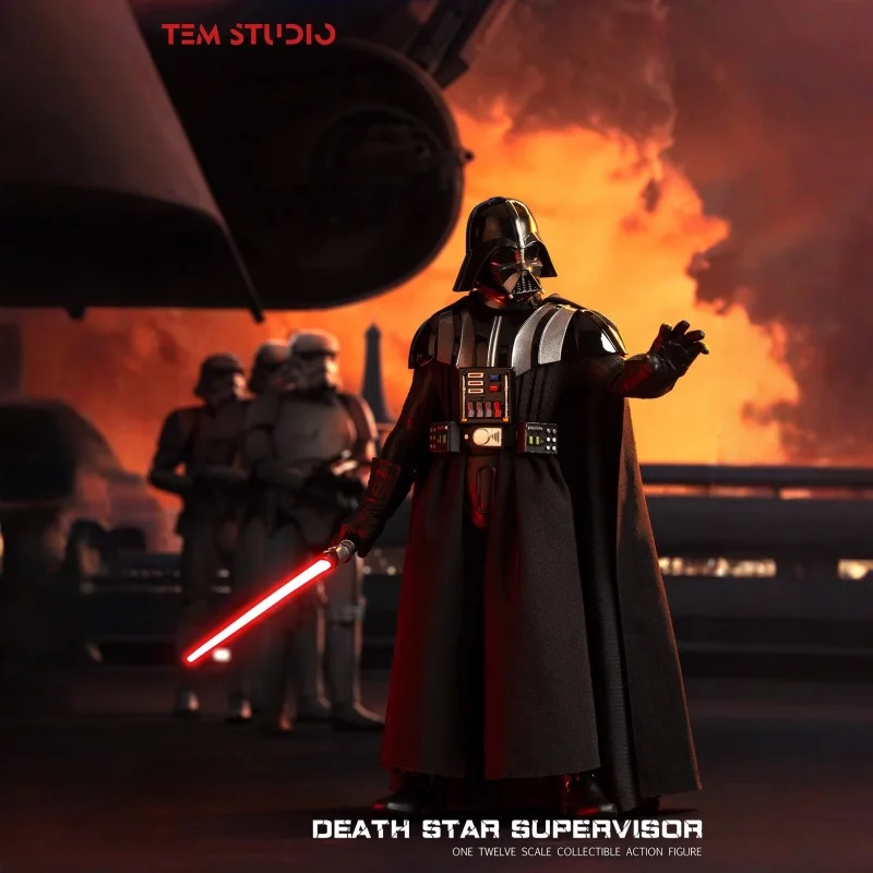Death star supervisor tems001 figura de ação original pvc totalmente posable acessórios colecionáveis premium escultura detalhada brinquedos