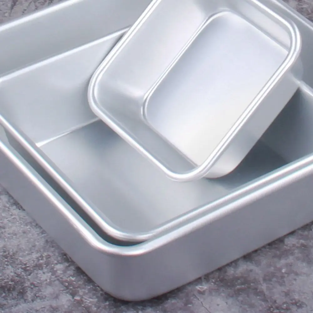 4/6/8 Inch Aluminum Alloy Bakeware Tool Baking Parts Nonstick Baking Dish Baking Mould Pan Cake Template Cake Mold
