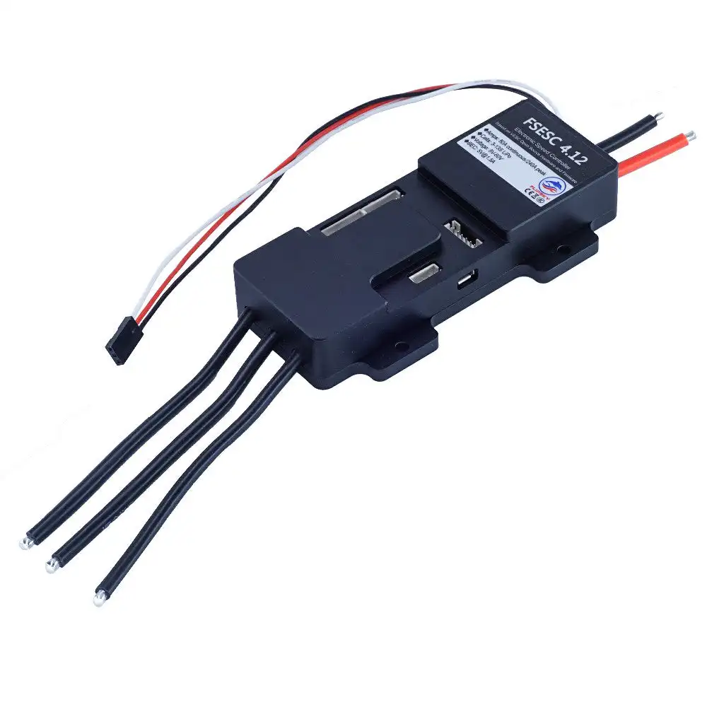 Flipsky FSESC 4.12 50A VESC Based ESC, Electric Speed Controller with Or Without Aluminum Case for E-Skateboard RC Car