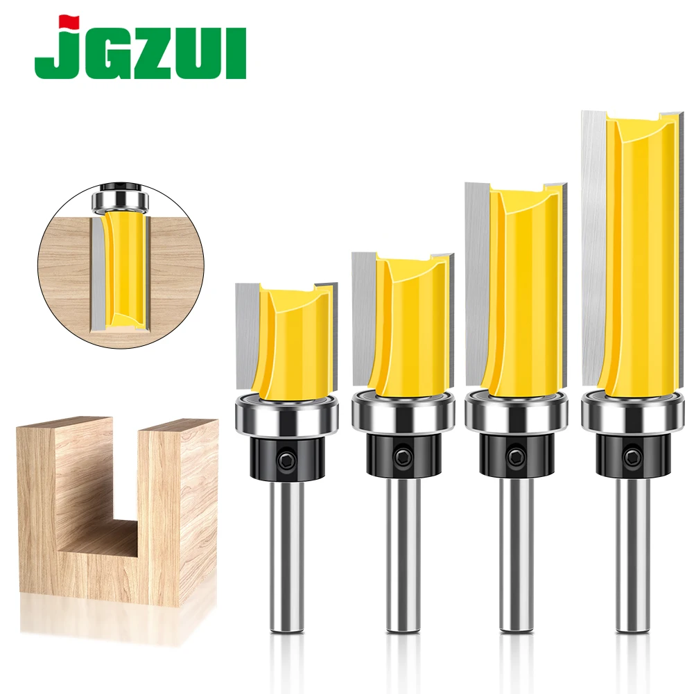 1-4Pcs 8mm Shank Straight Bit Tungsten Carbide Double Flute Router Bits Milling Cutter For Wood Woodwork Tool Router Bit