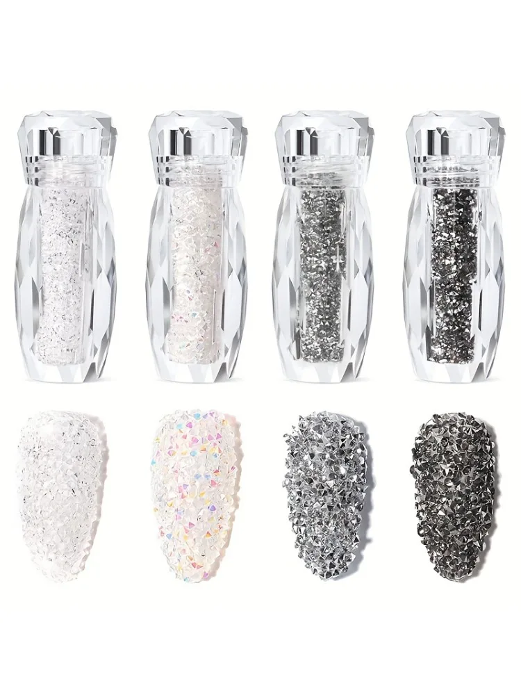 Zestaw cyrkoli musującego kawioru-akcesoria kryształki do dekoracji paznokci 3D-DIY bajkowe stylizacja Manicure na specjalne okazje — zdjęcie 2