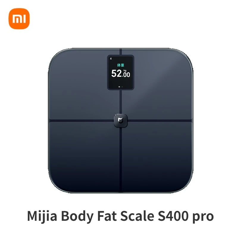 

Xiaomi Mijia Body Fat Scale S400 pro 3.5-inch TFT Color Screen Bluetooth 5.1 Smart Home Body Composition Scale For Mi Home APP