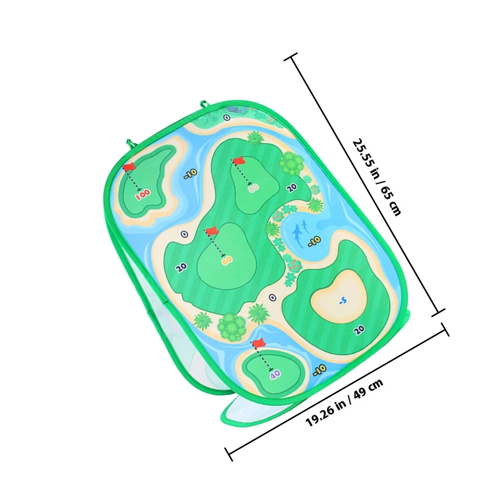 1 Set Gioco da golf Playset Set da golf per bambini Tappetino da pratica portatile Divertimento per interni ed esterni Regalo educativo Giocattoli sportivi per bambini