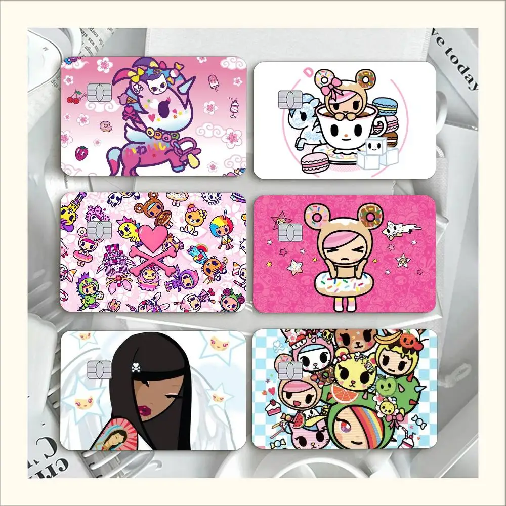 T-Tokidoki-S   Waterproof Film Skin Cover Credit Card Stickers Debit Front Bank Bus Pass