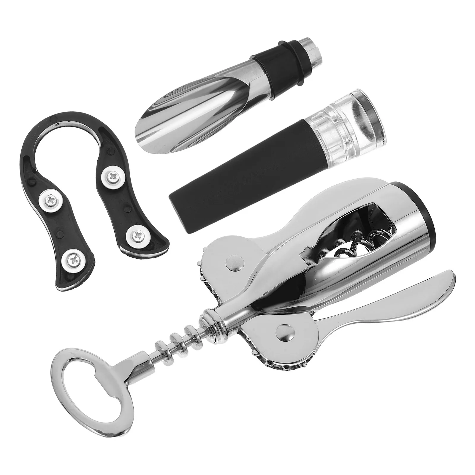 

1Set Manual Wine Bottle Opener Exquisite Wear-Resistant Practical Tool for Bars Gatherings Gifts Manual Wine Bottle Opener